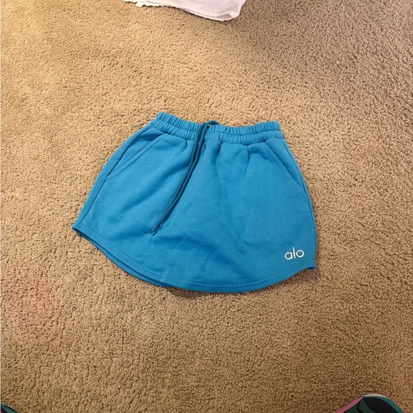 ALO Yoga Kids Vibrant Blue Skirt - Picture 1 of 4